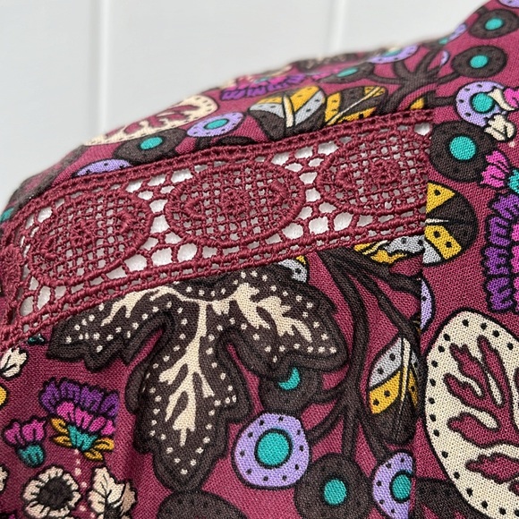 Anthropologie Multicolor Floral Blouse Maeve - Picture 4 of 11